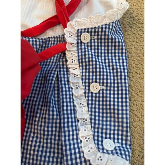 The Beaufort Bonnet Company Sisi Sunsuit - Rockefeller Royal Gingham With Richmo - Picture 5 of 7